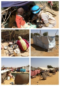 Suasana IDP Camp Um Barro